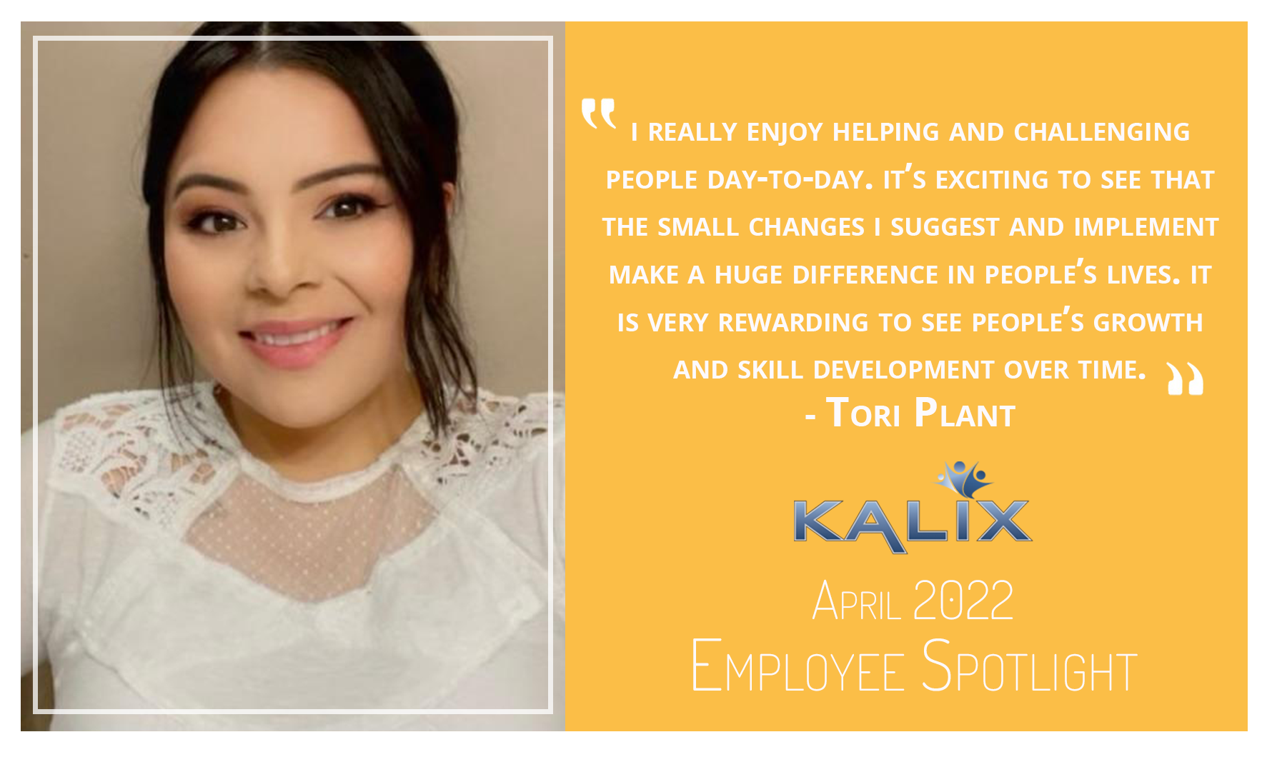 Kalix » Employee Spotlight April 2022